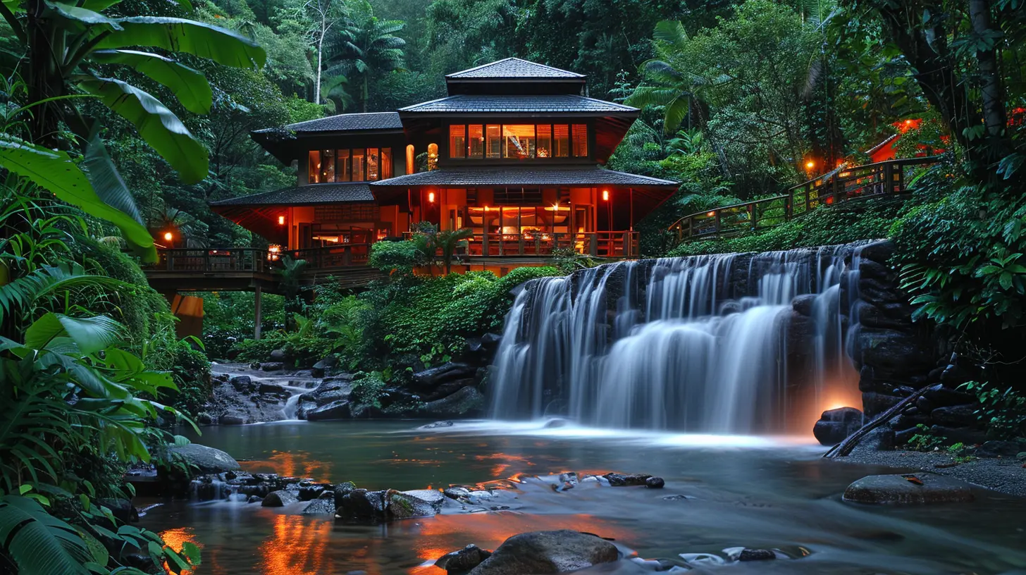 Enchanting Waterfall Retreats for Lovers