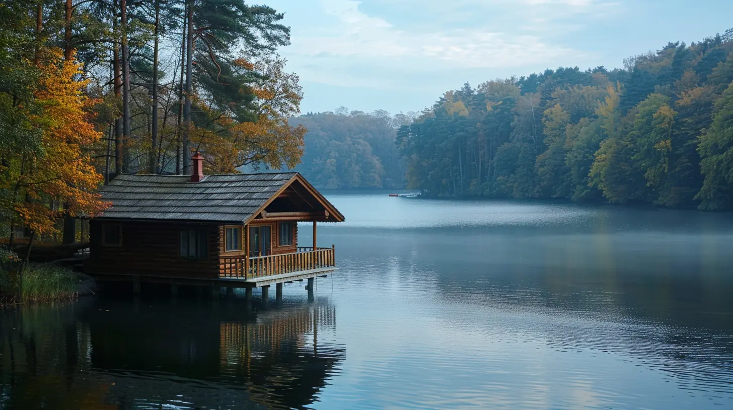 Serene Lakeside Cabins for Two