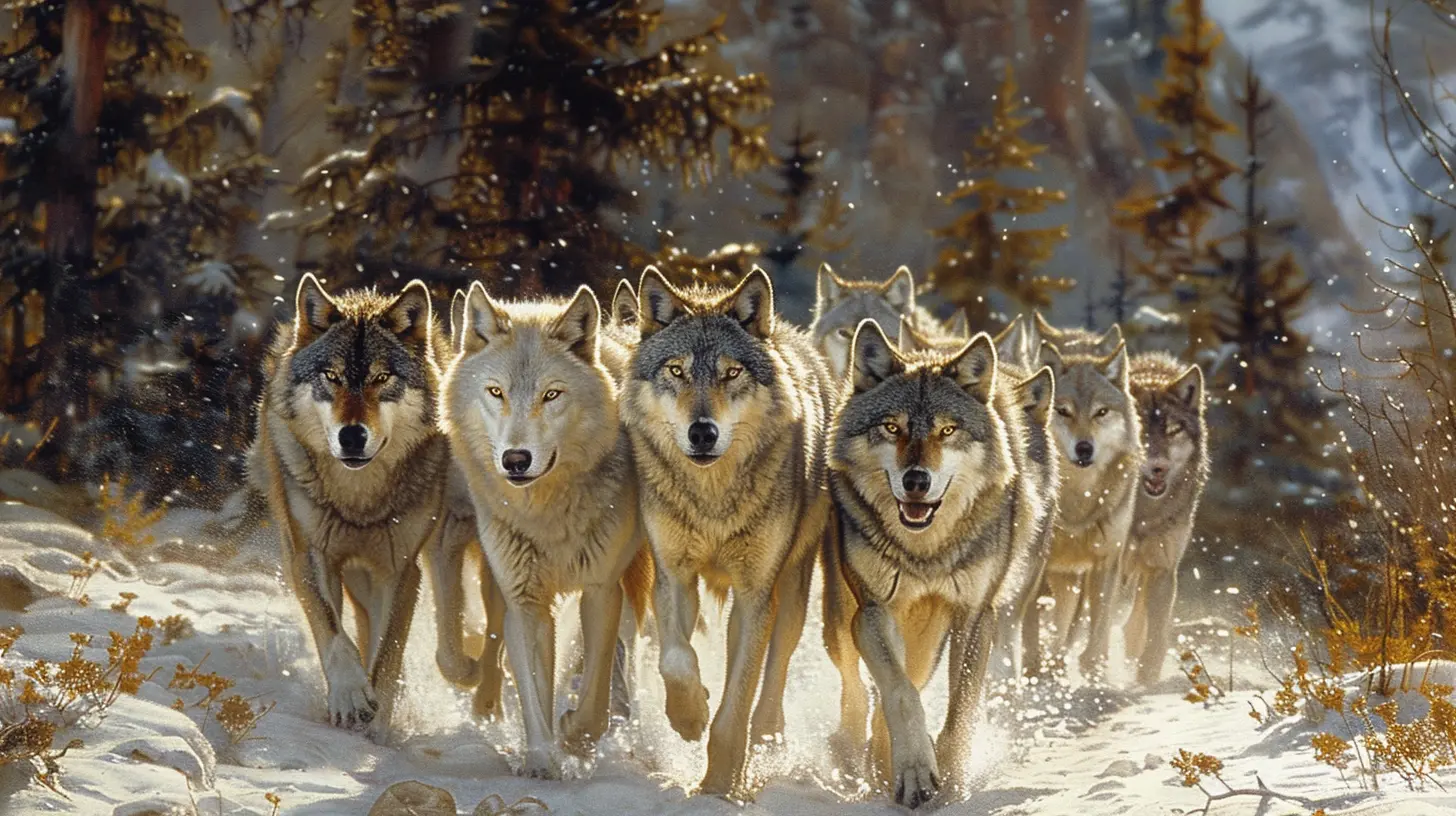 Wolves of the Rockies: Tracking the Apex Predators of North America