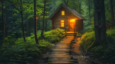 Natures Romance Forest Lodges Perfect For Two