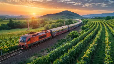 Train Journeys For Wine Lovers Exploring Vineyards By Rail