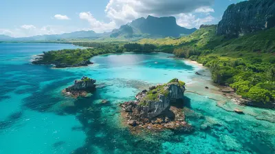 Volcanic Vibes Tropical Islands Formed By Lava And Fire