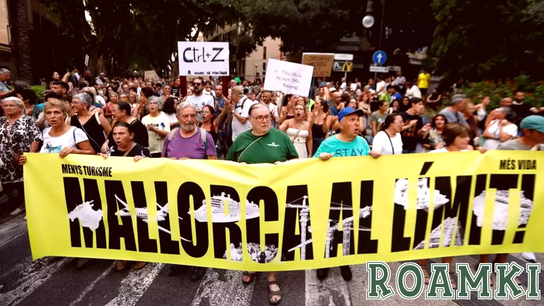 Mallorca at its limit: record protest against mass tourism